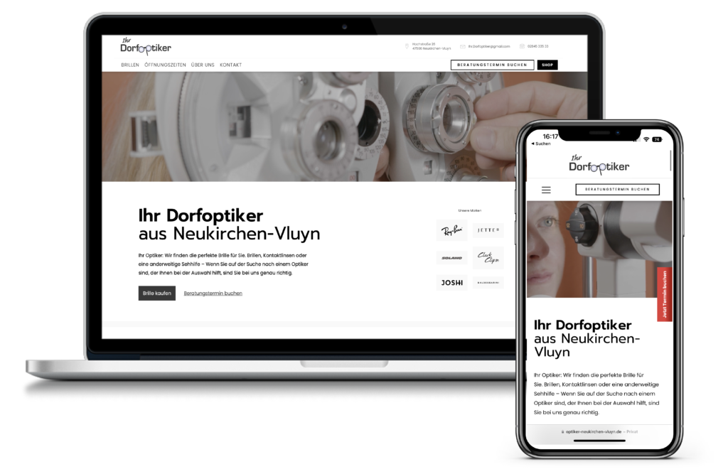 Eine von der twoseconds erstellte Website optimiert für alle Geräte.