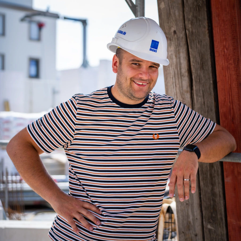 Foto eines Mitarbeiters der maas Unternehmensgruppe, aufgenommen von der twoseconds Marketingagentur.